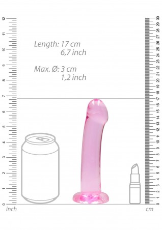 Non Realistic Dildo with Suction Cup - 6,7""""/ 17 cm