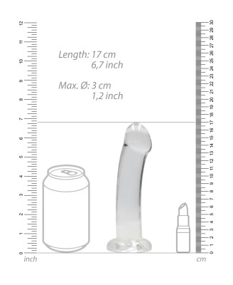 Non Realistic Dildo with Suction Cup - 6,7""""/ 17 cm