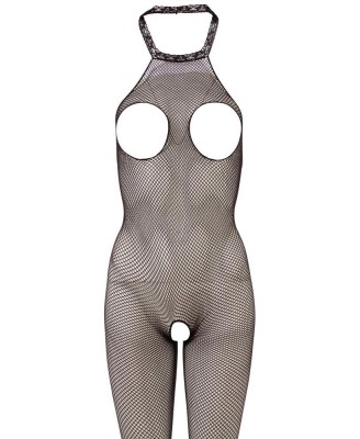NO:XQSE - Net Catsuit black S-L - Czarne Bodystocking