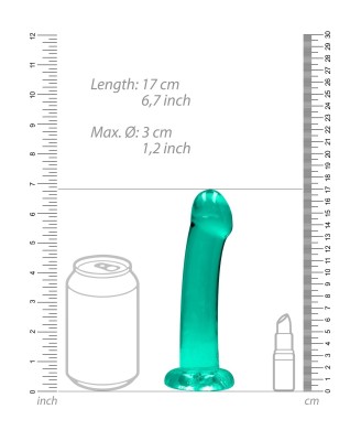 Non Realistic Dildo with Suction Cup - 6,7""""/ 17 cm