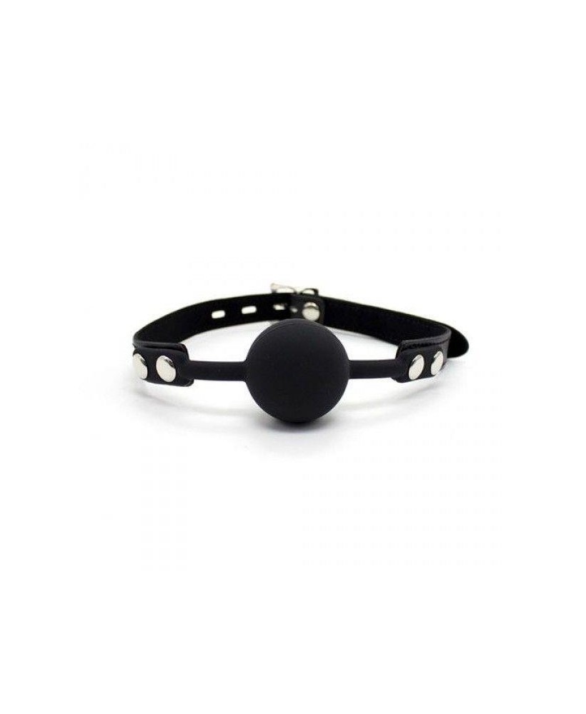 Knebel-Ball Gag + Block (nero)