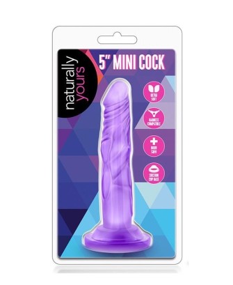 NATURALLY YOURS 5INCH MINI COCK PURPLE