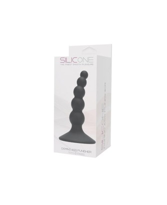 Plug-PLUG ANALE DOMINO ASS PUNISHER SILICONE BLACK