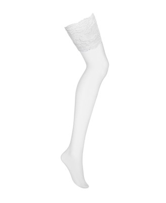 Bielizna-810-STO-2 pończochy białe L/XL