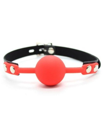 Ball Gag + Block (rosso)