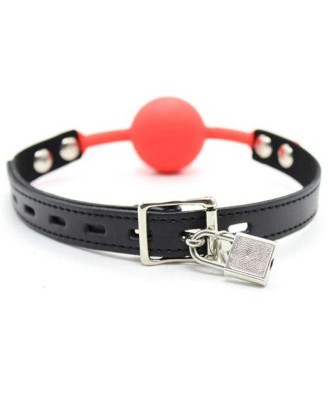 Ball Gag + Block (rosso)
