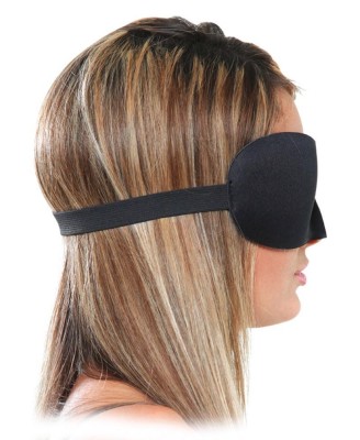 FFS Deluxe Fantasy Love Mask - Czarna Opaska na Oczy