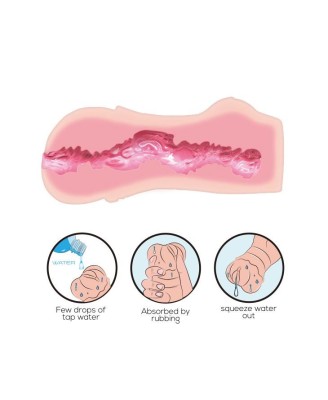 CRAZY BULL- 3D VAGINA, Water lubricant