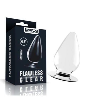 Flawless Clear Anal Plug 4.5'' - Korek Analny