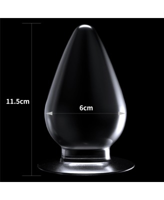 Flawless Clear Anal Plug 4.5'' - Korek Analny