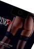 Net Stockings with Lace Top Black