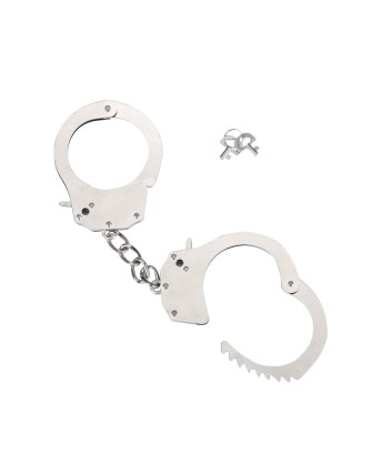 Kajdanki- Me You Us Heavy Metal Handcuffs Silver