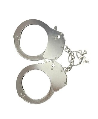Kajdanki-Śmieszna zabawka-kadank- Metallic Handcuffs