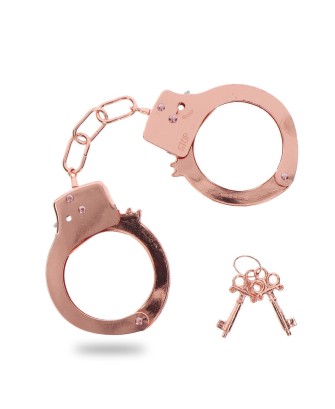 Metal Handcuffs Rose Gold