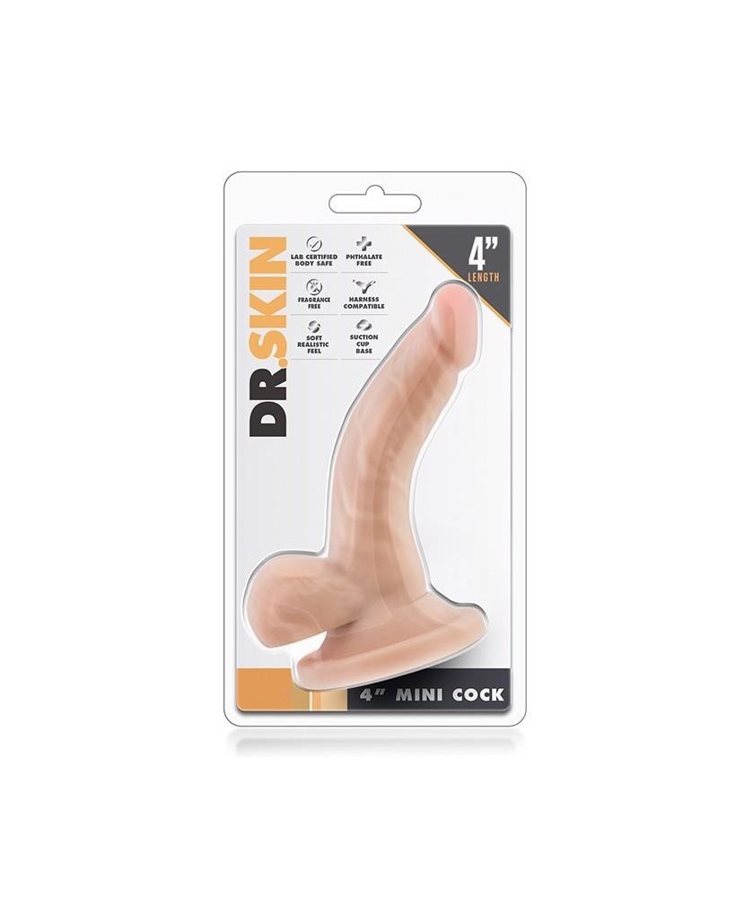 DR. SKIN 4 INCH MINI COCK FLESH