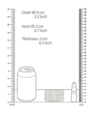 N0. 92 - Reversible Masturbator and Bumper - Transparent