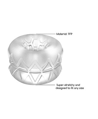 N0. 92 - Reversible Masturbator and Bumper - Transparent