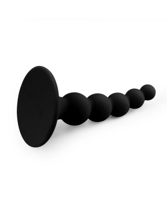 Lure me Beaded Anal Plug Czarny - Korek Analny
