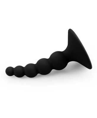 Lure me Beaded Anal Plug Czarny - Korek Analny