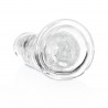 REALROCK CRYSTAL CLEAR - Dildo z Przyssawką - Transparentne - 18 cm