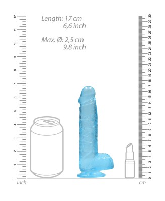 Realistic Dildo with Balls - 6""""/ 15 cm