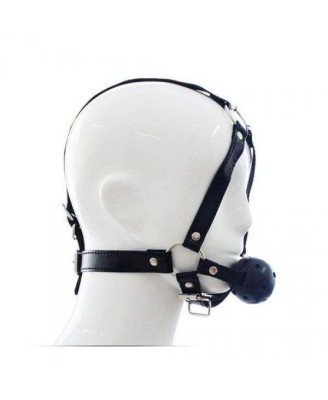 Knebel-Imbracatura Viso con morso Head Harness+Ball Gag