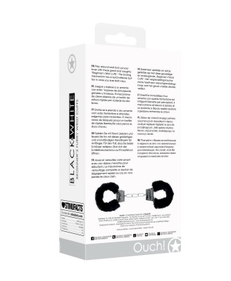 Pleasure Furry Hand Cuffs - With Quick-Release Button