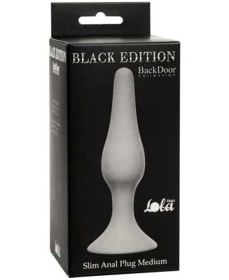 Plug-Slim Anal Plug Medium Grey