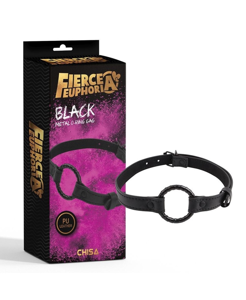 Black Metal O-ring Gag