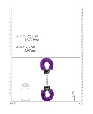 Beginner""s Handcuffs Furry - Purple