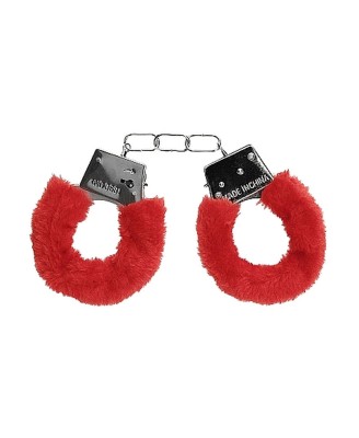 Beginner""s Handcuffs Furry - Red