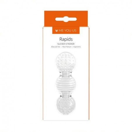 Masturbator- Me You Us Rapids Sucker Stroker Male Masturbator Transparent
