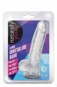 NATURALLY YOURS  6" CRYSTALLINE DILDO  DIAMOND
