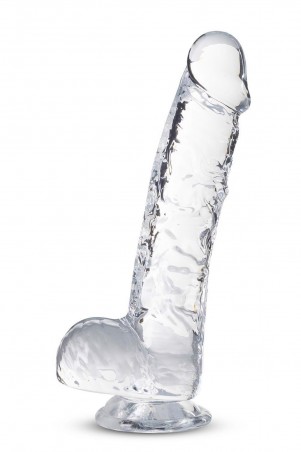 NATURALLY YOURS  6" CRYSTALLINE DILDO  DIAMOND