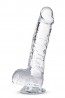 NATURALLY YOURS  6" CRYSTALLINE DILDO  DIAMOND