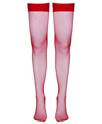 Hold-up Stockings red M