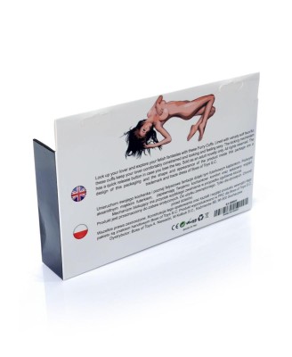 Kajdanki Fetish B - Series- Furry Cuffs Black 2,7
