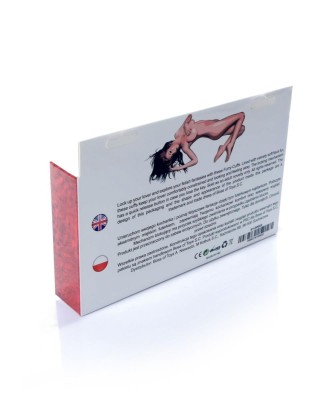 Kajdanki Fetish B - Series- Furry Cuffs Red