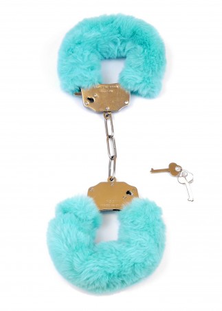 Kajdanki Fetish B - Series- Furry Cuffs Blue