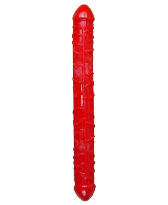Dildo-Flexible Double Dong - Red