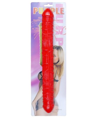 Dildo-Flexible Double Dong - Red