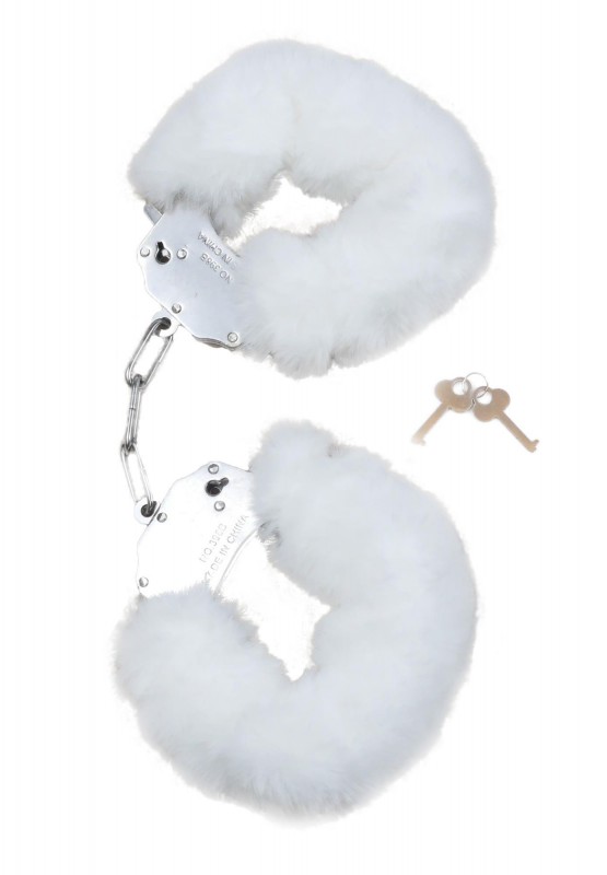 Kajdanki Fetish B - Series - Furry Cuffs White