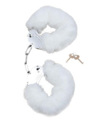 Kajdanki Fetish B - Series - Furry Cuffs White
