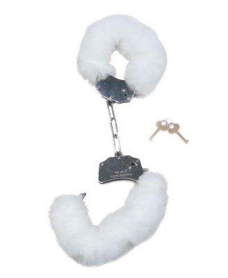 Kajdanki Fetish B - Series - Furry Cuffs White