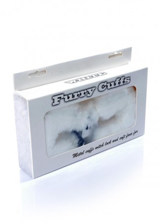 Kajdanki Fetish B - Series - Furry Cuffs White