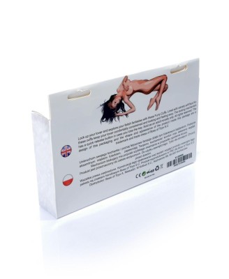 Kajdanki Fetish B - Series - Furry Cuffs White