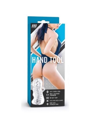 M FOR MEN HAND TOOL CLEAR - Masturbator Rękaw