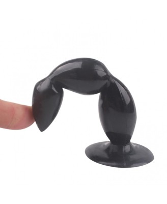 Rocket drill 5,2 inch black big anal plug 5,2 inch / 13 cm
