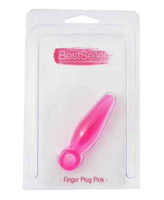 Plug-JAMMY JELLY ANAL FINGER PLUG PINK