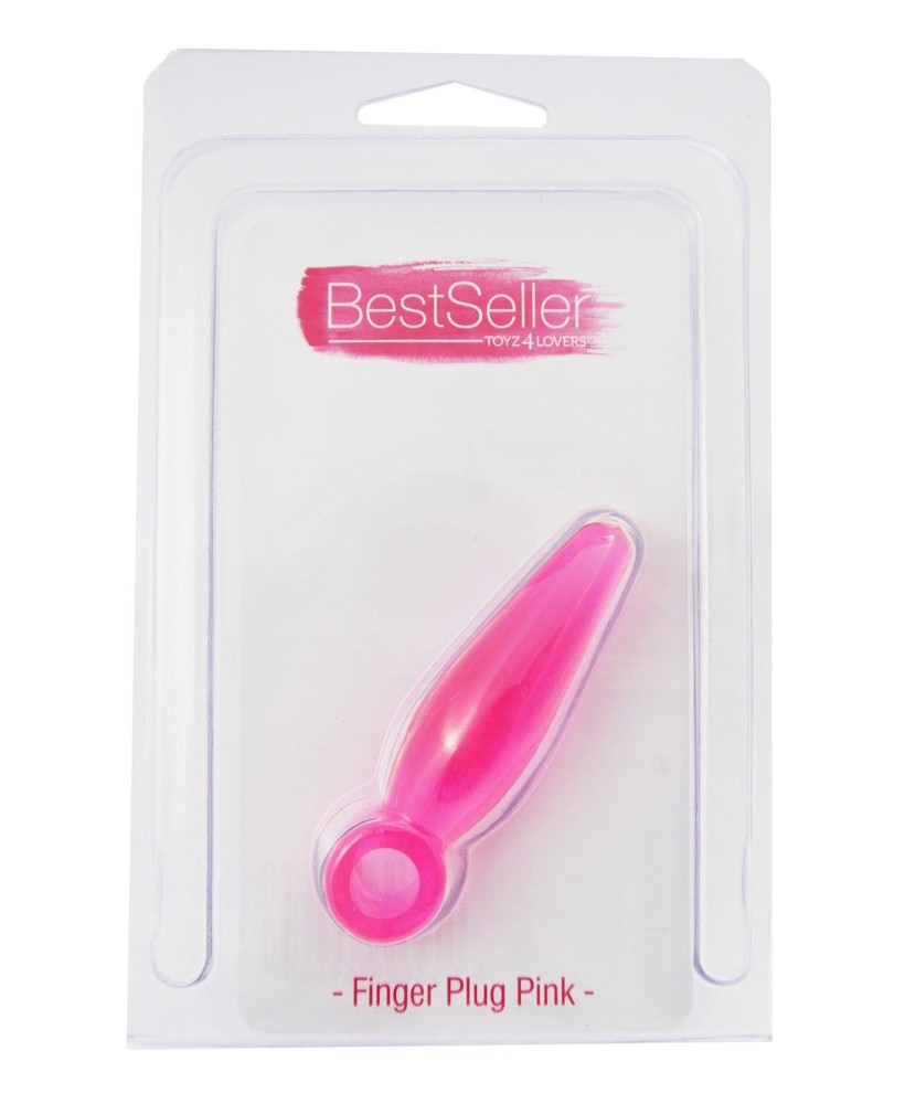 Plug-JAMMY JELLY ANAL FINGER PLUG PINK